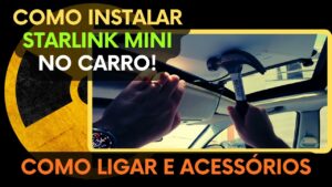 COMO INSTALAR STARLINK MINI NO CARRO - ACESSORIOS E COMO LIGAR#starlink #starlinkbrasil