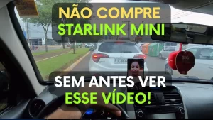 TESTE REAL DA STARLINK MINI EM MOVIMENTO COM MUITA OBSTRUÇÃO DE ÁRVORES!