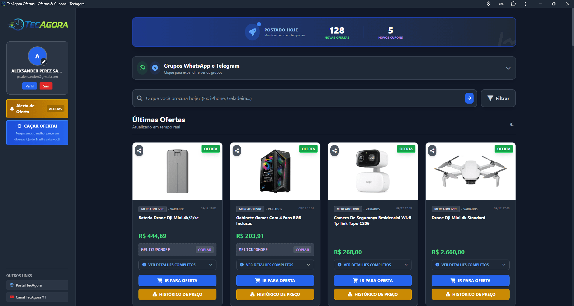 tecagora o melhor portal de ofertas e cupons do brasil